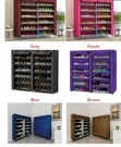 36-Pair Double Column Shoe Rack - Spacious Organization - 2