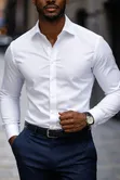 Pocketless Men's Casual Shirts - 2