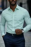 Pocketless Men's Casual Shirts - 4