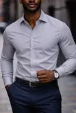 Pocketless Men's Casual Shirts - 5