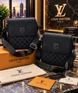 Mfuko wa Sling wa Louis Vuitton wa Wanaume - Nyeusi - 3
