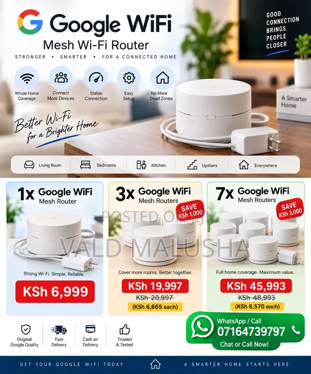 Google WiFi Mesh Router - 1