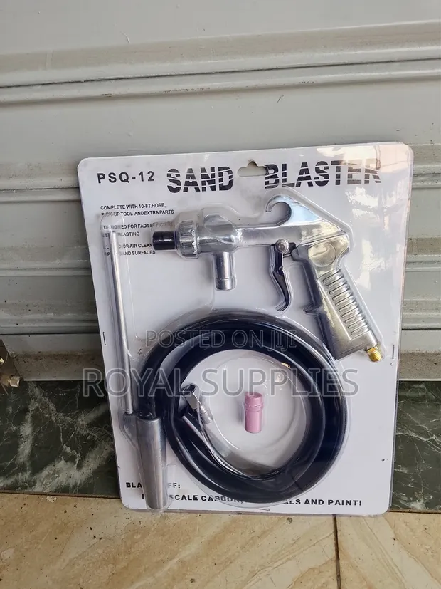 Sand Blaster Gun yenye Hose ya Futi 10 - 1