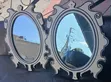 Flower Framed Mirrors (Set of 2) - 2
