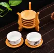 Seti ya Vikoi vya Kung Fu Tea Vipande 6 na Rafu - 3