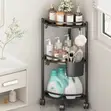 Multi-Layer Triangular Corner Storage Rack - Black - 4
