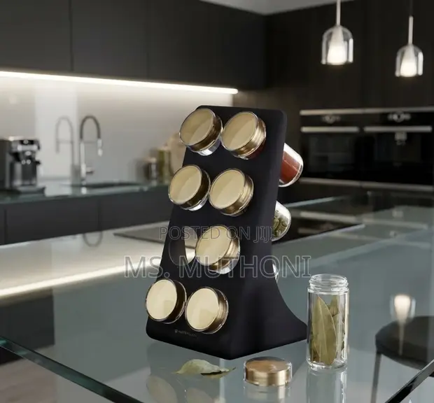 MasterClass Eight Jar Spice Rack - 1
