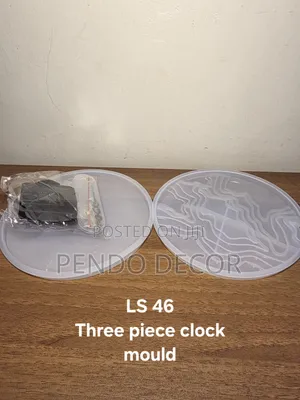 3-Piece Clock Mould Set