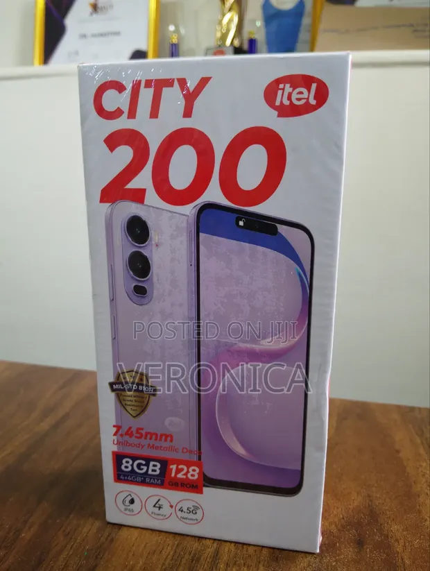 New Itel City 200 128GB Purple - 1