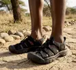 Sandals za Keen Newport H2 za Nje - Nyeusi Kabisa - 1