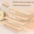 4-Tier Wooden & Acrylic Perfume Display Stand - 1