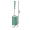 Wall Mounted Toilet Cleaning Brush Set - 4