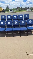 Blue Lebed Church Chairs - 1
