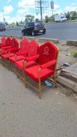 Red Carpet Church Chairs - 1