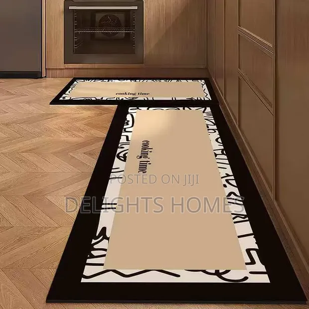 Rubber Bottom Anti-Slip Kitchen Mats (Seti ya 2) - 1