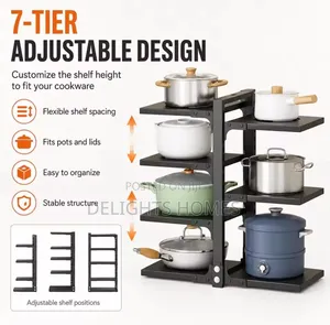 Under Sink Pot & Pan Organizer Rack