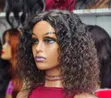 Water Curl Semi Human Hair Wig - 1