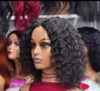 Water Curl Semi Human Hair Wig - 3