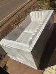 White Spring Couch Sofa - 2