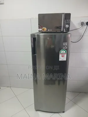 Friji la LG 220L na Microwave ya Nunix 20L