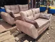 Sofa za Butterfly 3 na 2 Seater Kahawia - 2