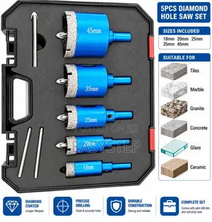 Diamond Hole Saw Set (5 Pcs)