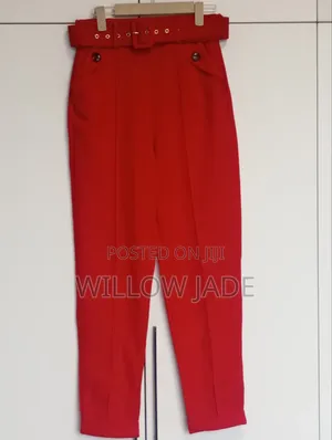Suruali Nyekundu za High-Waist - KSH 1,800
