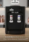 Black Table Top Hot & Normal Water Dispenser - 2