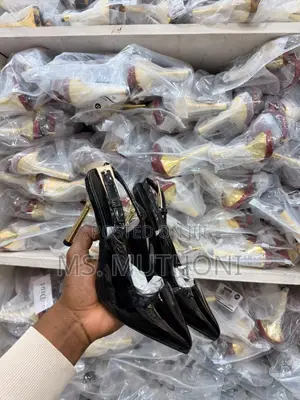 Pointed Toe Stiletto Slingback Pumps - Sizes 37-41