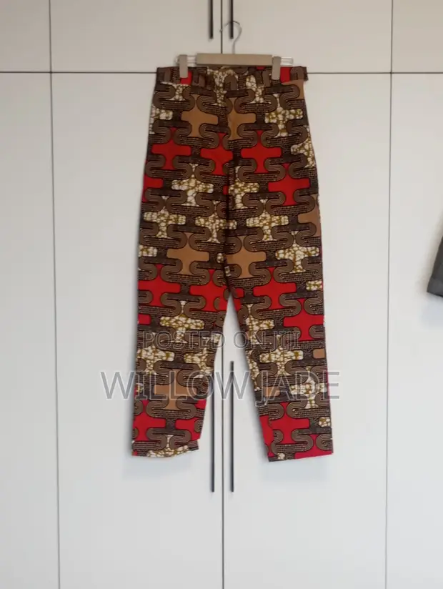 Ankara Kitenge Chino Pants - Size S/M - 1