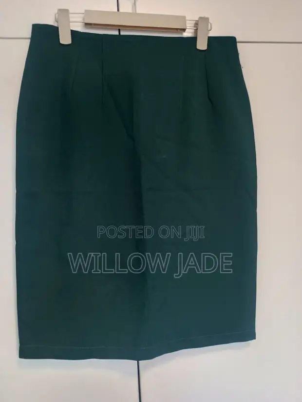 Forrest Green Pencil Skirt Rasmi - Saizi 8-10 - 1