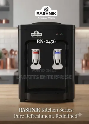 Portable Black Table Top Water Dispenser – Maji Moto na Ya Kawaida