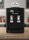Portable Black Table Top Water Dispenser – Maji Moto na Ya Kawaida - 1