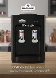 Portable Black Table Top Water Dispenser – Maji Moto na Ya Kawaida - 2