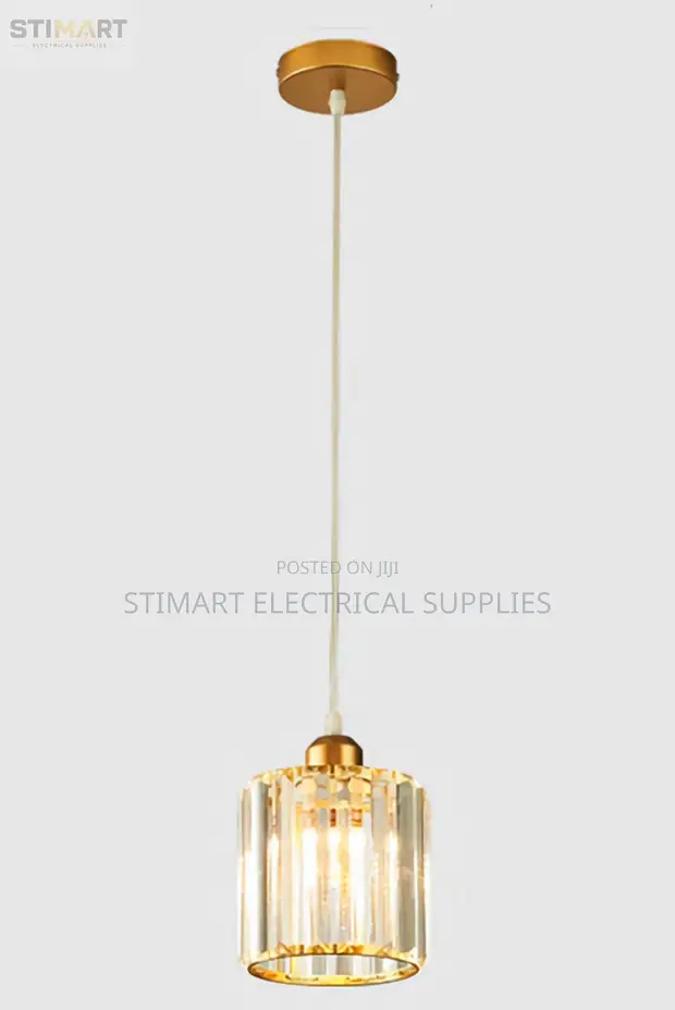 Modern Gold Crystal Pendant Light - 1
