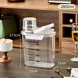 Airtight Transparent Food Storage Container - 3