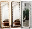 Kioo cha Kisasa cha Wavy cha Kujisimamisha 40x150cm - 1