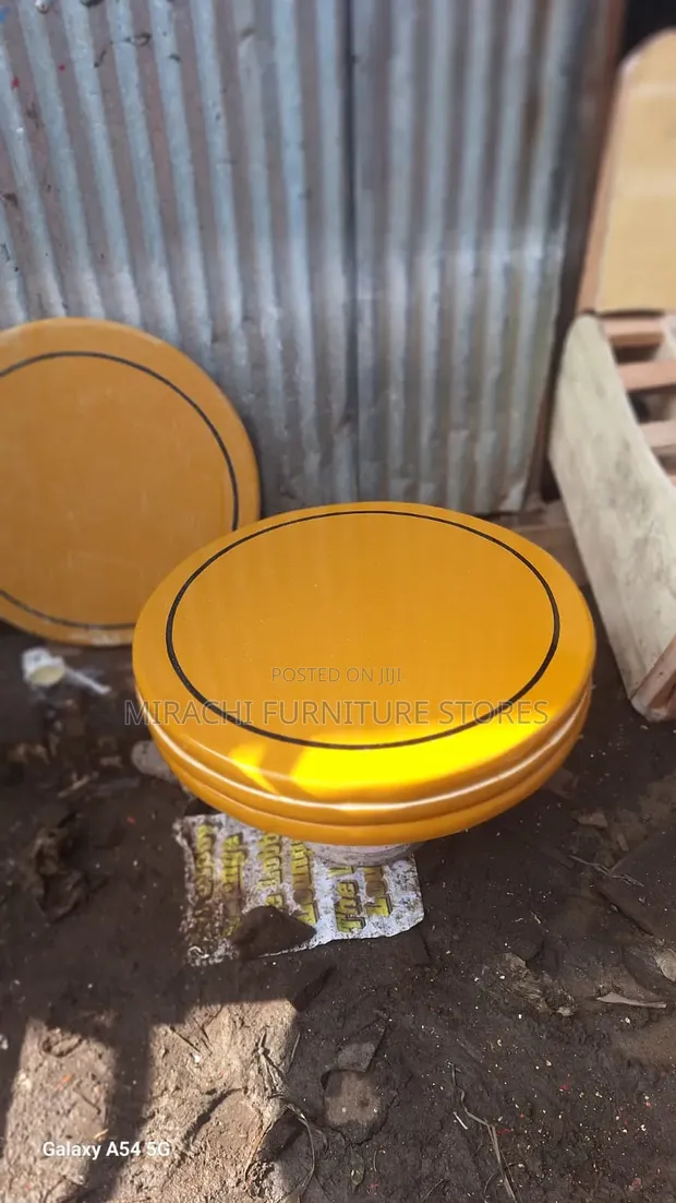 Yellow Round Table - 1