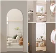 Peel and Stick Unbreakable Mirror - 60x40cm - 1