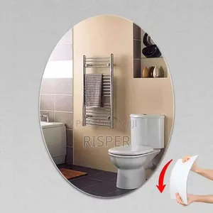 Peel and Stick Unbreakable Mirror - 60x40cm