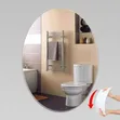 Peel and Stick Unbreakable Mirror - 60x40cm - 2