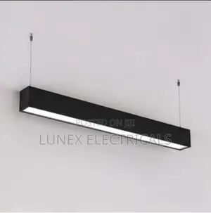 Mwanga wa Linear wa LED wa Aluminiam Mweusi wa 4ft