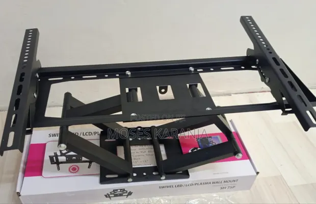 Double Arm Swivel TV Wall Mount Bracket - 1