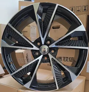 18-Inch Black & Silver Alloy Rims