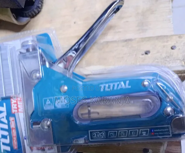 Total 3-in-1 Heavy Duty Manual Staple Gun - 1