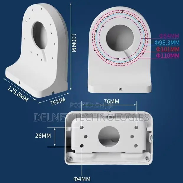 Aluminium CCTV Dome Bracket - Mpya Kabisa - 1