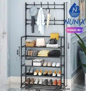 Unix Multi-Purpose Shoe & Coat Storage Rack