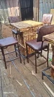 Modern Bar Stools Set - 1