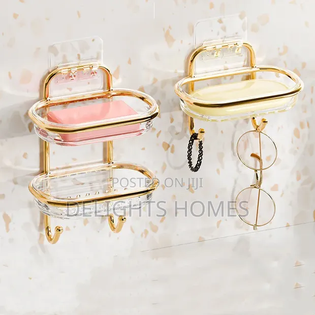 Luxury Double-Layer Wall Mounted Soap Holder - 1
