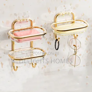 Luxury Double-Layer Wall Mounted Soap Holder